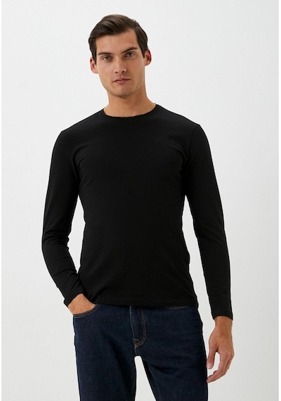 Erkek Uzun Kol Siyah Bisiklet Yaka Penye Slim Fit Supreme Kumaş Üst Penye Ncs Jeans 1052-siyah Siyah Erkek Uzun Kol Siyah Bisiklet Yaka Penye Slim Fit Supreme Kumaş Üst Penye Ncs Jeans 1052-siyah Siyah