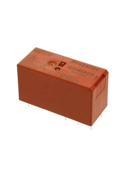Schrack - Rt424024 24vdc 8a 8 Pin Çift Kontak Röle