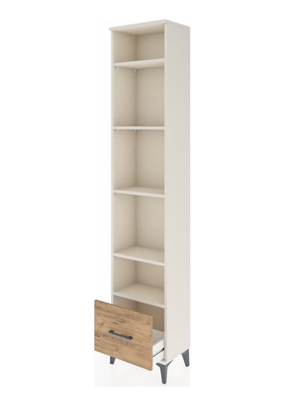 Arges Dolap 5 Raflı Tek Çekmeceli 44x30x221 Aytaşı-çam Aytaşı