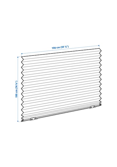 Ikea Schottıs Stor Perde 100 X 190 Cm Gri