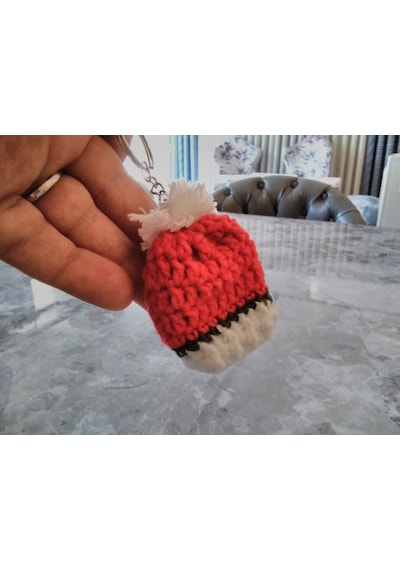 El Yapımı Noel Baba Şapkası Yılbaşı 3 Cm 5.5cm