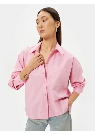 Koton Kadın Gömlek Pembe 4sak60213pw 24yy59001806 Y5914 Pembe