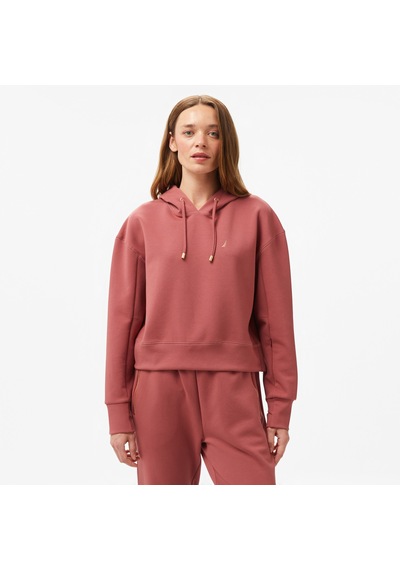 Nautica Kadın Kırmızı Regular Fit Sweatshirt Düz 37k169t Kırmızı