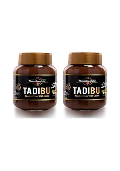 Abdurrahman Tatlıcı Tadıbu Kakaolu Fındık Ezmesi Çokokrem 330 Gr 2 Adet