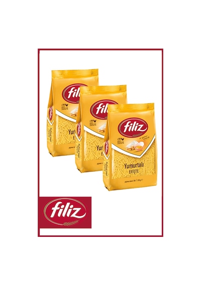 Yumurtalı Erişte Makarna 350 Gr. X 3 Adet