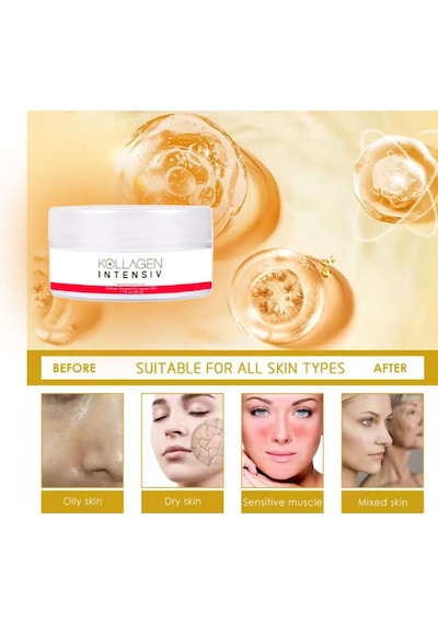 Kollagen Intensiv Cream 50 Ml 2 Adet Bakım Kremi