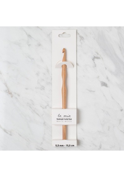 La Mia Whitewood 5.5 Mm 15.5 Cm Ahşap Yün Tığ