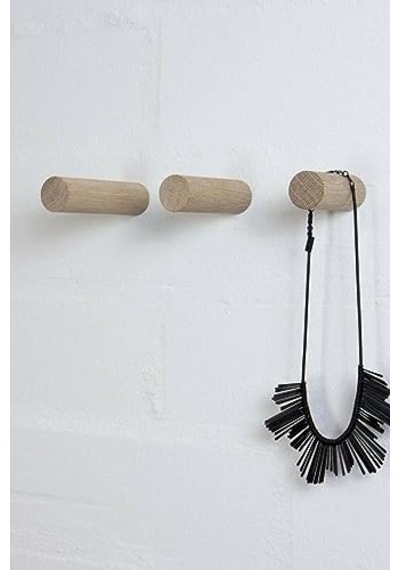 Alyones 15cm Minimalist 3'lü Duvar Kancası, Portmanto Ve Elbise Askısı Çok Renkli