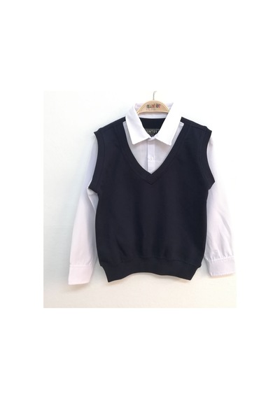 Toontoy Kids Toontoy Erkek Çocuk Gömlek Yaka Okul Sweatshirt Beyaz Toontoy Kids Toontoy Erkek Çocuk Gömlek Yaka Okul Sweatshirt Beyaz