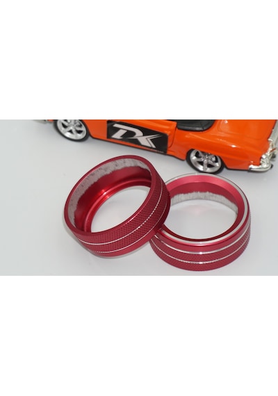 Dk Tuning Mustang 15-21 Ses Açma Düğmeleri Kırmızı Dekoratif Halk