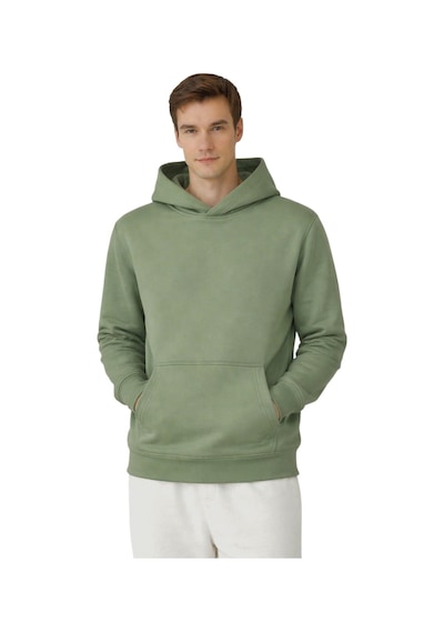 Coupon Kapüşonlu Sweatshirt - Su Yeşili Açık Yeşil