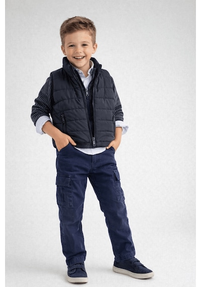 Turuncu Gardrop 2-9 Yaş Premium Çizgi Detay Şişme Yelekli Pantolonlu 4'lü Erkek Çocuk Takım Lacivert Lacivert Turuncu Gardrop 2-9 Yaş Premium Çizgi Detay Şişme Yelekli Pantolonlu 4'lü Erkek Çocuk Takım Lacivert Lacivert