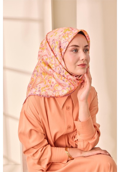 Silk Home Twill İpek Eşarp 11478-31 Pembe, Fıstık Yeşili, Antik Pembe, Mint
