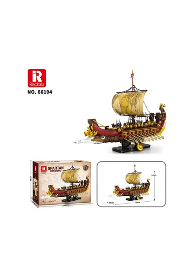 Reobrix Spartan Warship 66104 Brick Yapım Seti