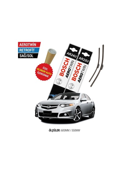 Bosch Aerotwin Honda Accord Silecek Takımı (2008-2016)