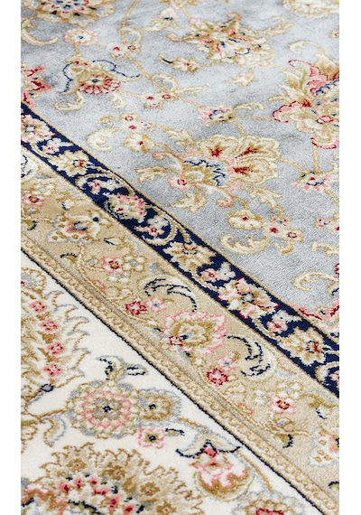 Eko Halı Isfahan Isf 03 Grey Cream Klasik Desenli Yüksek Kalite Sık Dokuma Makine Halısı