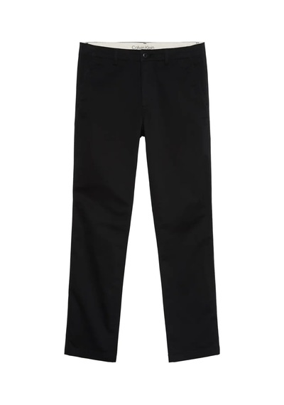 Calvin Klein Slım Comfort Cotton, Ub1 Siyah Erkek Pantolon