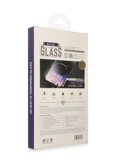 Newface Apple iPhone Uyumlu 14 Pro Max Bilvis 3d Mat Cam Semeglbl - 6 Ekran Koruyucu