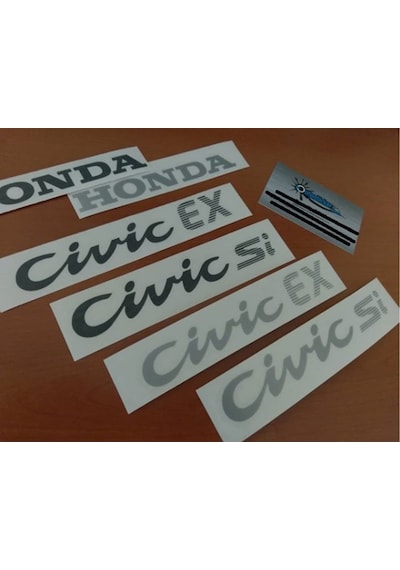 Honda Civic Ex Ef Arka Bagaj Seti Sticker