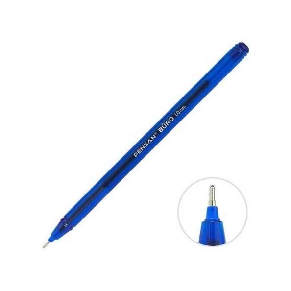 Pensan Tükenmez Kalem 5 Adet 1.0 Mm Büro Tipi Ballpoint Pensan Büro Tükenmez Kalem 1.0 Mm 2270 Diğer