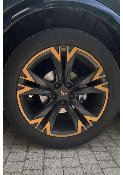 Cupra Formentor Jant Kaplama Sticker Set - 18" Sonora / Bakır