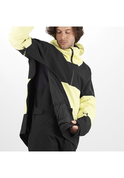 Salomon Transfer Anorak Erkek Kayak Montu Black Lc2145300 Siyah