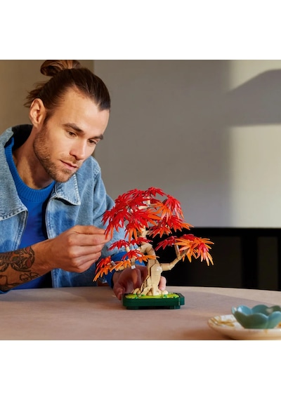 LEGO® Botanicals Japon Kırmızı Akçaağaç Bonsai Ağacı 10348 - Yetişkin Bitki Severler için Bitki Modeli Yapım Seti (474 Parça)