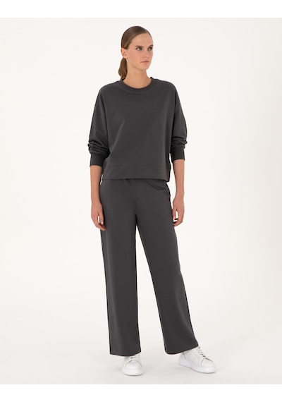 Pierre Cardin Kadın Antrasit Sweatshirt 50314963-vr006 Antrasit