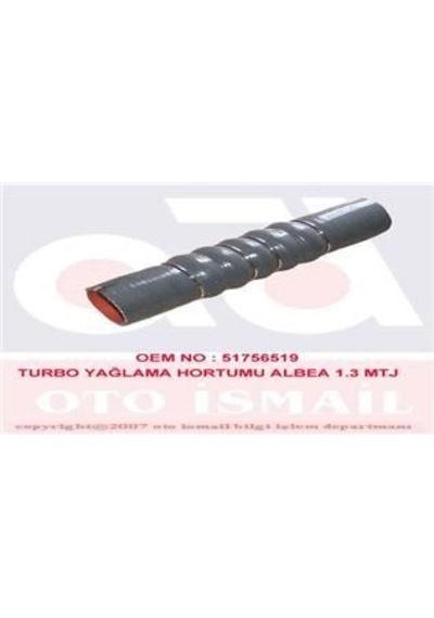 IBRAS 15058 IBRAS TURBO HORTUMU ALBEA 1.3 JTD YAGLAMA