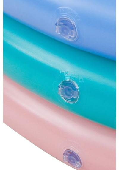 Marevia 3 Halka Gülen Yüz Çocuk Havuzu 99x23cm-51460 Çok Renkli