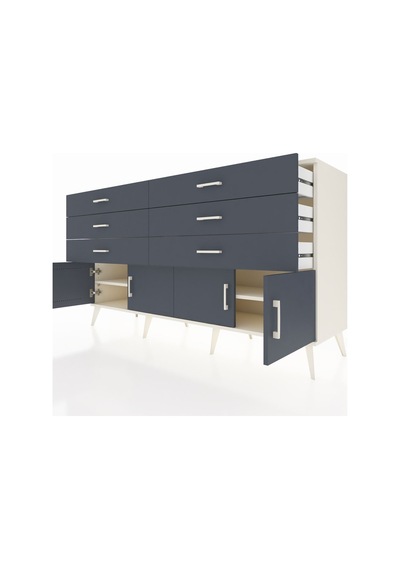 Hyperion Konsol 2 Raflı 5 Çekmeceli 3 Kapaklı 176x44x99 Aytaşı-an Aytaşı-antrasit Hyperion Konsol 2 Raflı 5 Çekmeceli 3 Kapaklı 176x44x99 Aytaşı-an Aytaşı-antrasit