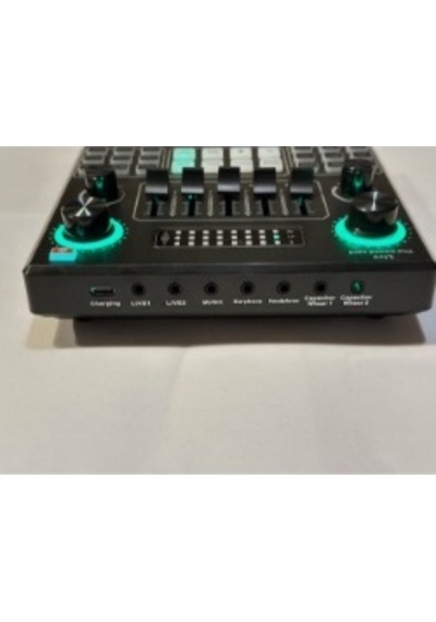 Canlı Yayın Ses Kartı Karaoke Özellikli Müzik İçin Ses Kartı Usb Mixer Ses Kartı