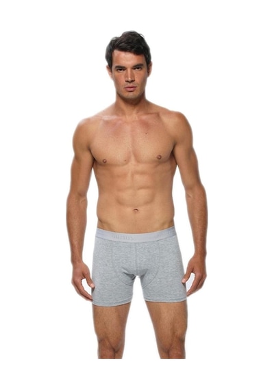 Gümüş Erkek Siyah Iç Giyim Likralı Külot 6 Lı Paket Boxer KARIŞIK
