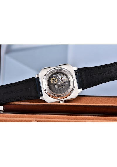 Pd-1791 Erkek 42mm Su Geçirmez By-9020 Otomatik Mekanik Saat Safir Kristal Işıklı Spor Saat Gümüş