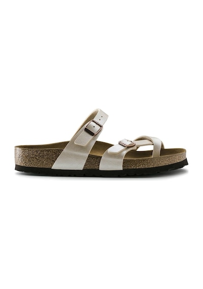 Birkenstock Mayari Bf Inci Beyaz Parmak Arası Kadın Terlik 071661 (504242665)
