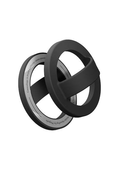 Spigen Caseology Magsafe Destekli Modeller İle Uyumlu Telefon Tutucu Halka Nano Pop Mag Fit Ring Siyah - Afa07060 Spige