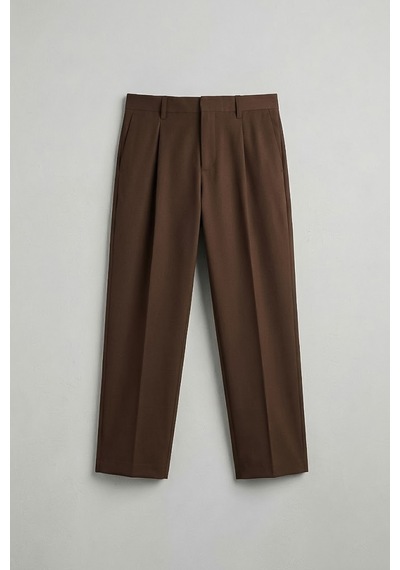 Antioch Relaxed Fit Pileli Erkek Pantolon Kahve