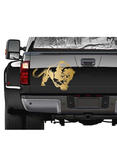 Vahşi Puma Kaplan Panter Sticker, Araba Oto Motosiklet Karavan Sticker 02519 15x11 Cm