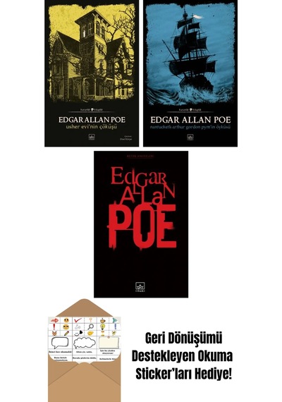 Usher Evi Nin Çöküşü + Nantucketlı Arthur Gordon Pym İn Öyküsü + Edgar Allan Poe Bütün Hikâyeleri