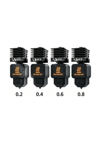 Bambu Lab H2d Yüksek Akış Tek Parça Sertleştirilmiş Çelik Sıcak Uç 1.75/0.4mm