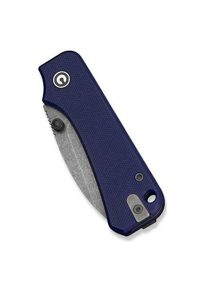 Civivi Baby Banter Slip Joint Blue G10 Handle Gray Stonewashed Nitro-v Blade Kamp Çakı Mavi