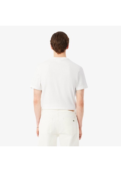 Lacoste Th0888-70v Erkek Tişört Beyaz
