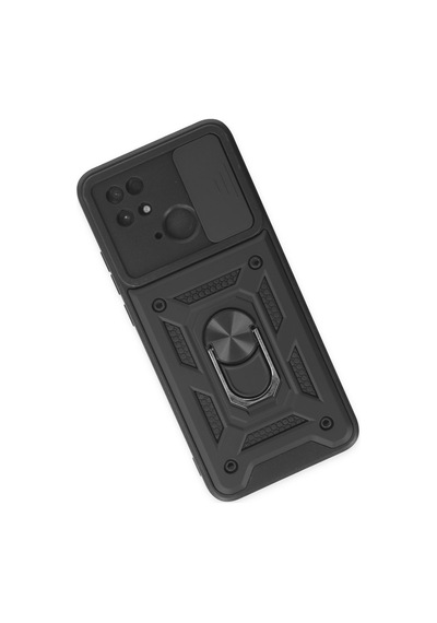 Redmi 10c Kılıf Pars Lens Yüzüklü Silikon - Siyah Bzsxx00 1