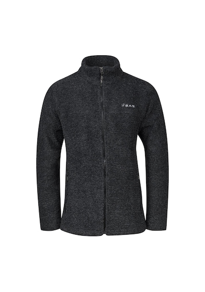 2as Hanoi Erkek Dik Yaka Havlu Merino Sweatshirt Siyah Siyah