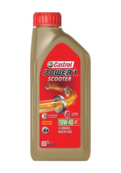 Castrol Power1 Scooter 4t 10w-40 1 Litre Motosiklet Yağı