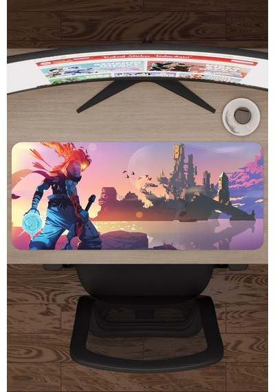 Dead Cells Kaymaz Dikişli Kauçuk Oyuncu Mousepad V1 - 70x30 Xl Gaming Mouse Pad Fare Altlığı