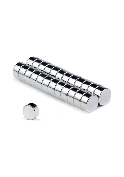 Dünya Magnet 25 Adet Yuvarlak Güçlü Neodyum Mıknatıs 5x3 Mm Çap: 5 Mm X Kalınlık: 3 Mm