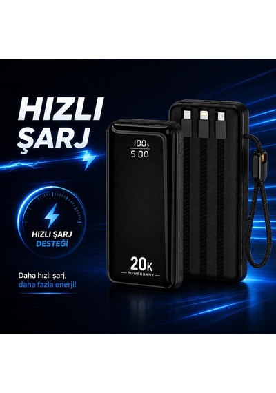 Hepu Hp-ap09 Armor Series 20.000 Mah Dahili Kablolu Qualcomm Quic