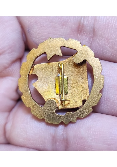 Macaristan Sosyalist Dönem Rozet-pin. Renkli Mineli.