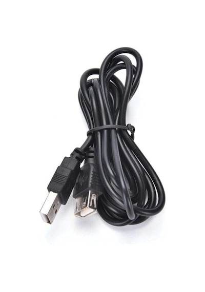 4531 Usb Dişi Erkek Uzatma Kablosu 3 Metre, Siyah